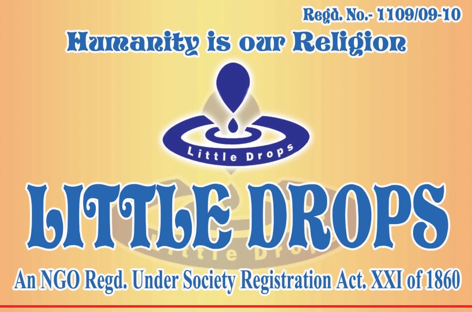 Little Drops NGO Banner